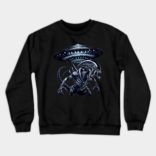 alien invader Crewneck Sweatshirt